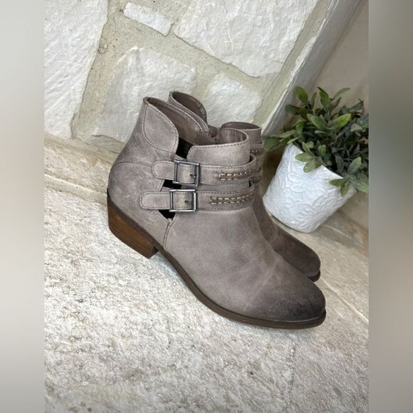 Carlos by Carlos Santana taupe booties sz 7.5 - Picture 5 of 8